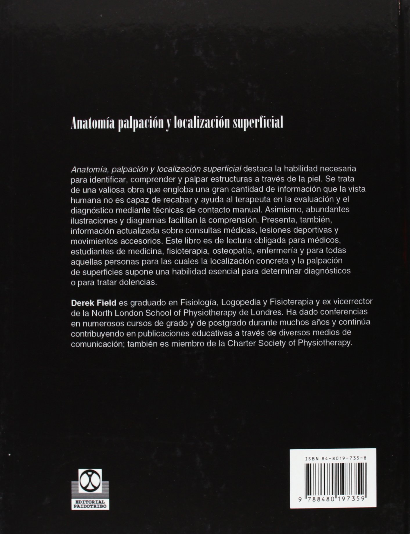 ANATOMÍA. Palpación y localización superficial (Color) (Medicina)