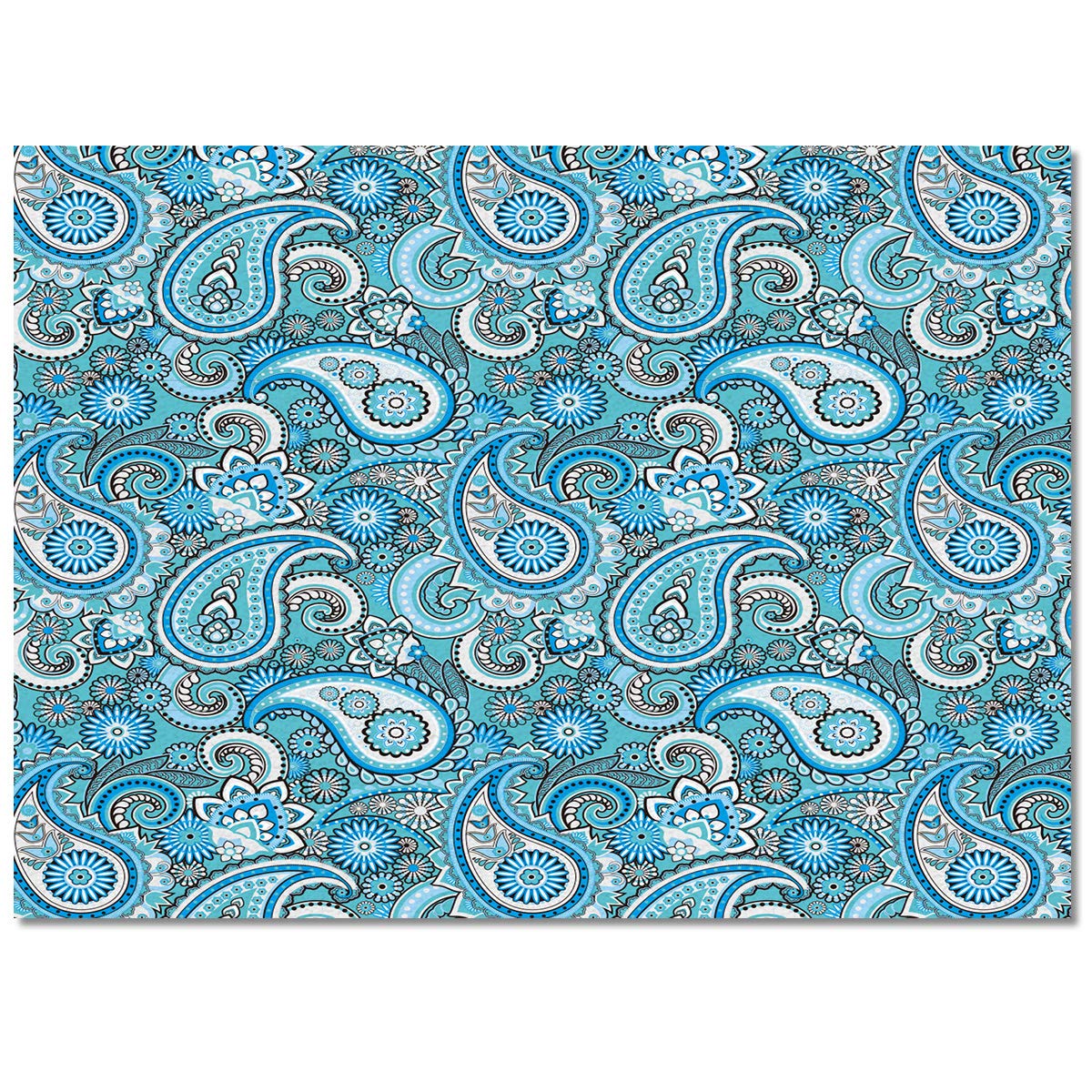 Tissu coton laminé Cosmos Dailylike - Rouleau imperméable de 1,10 x 9,14 m