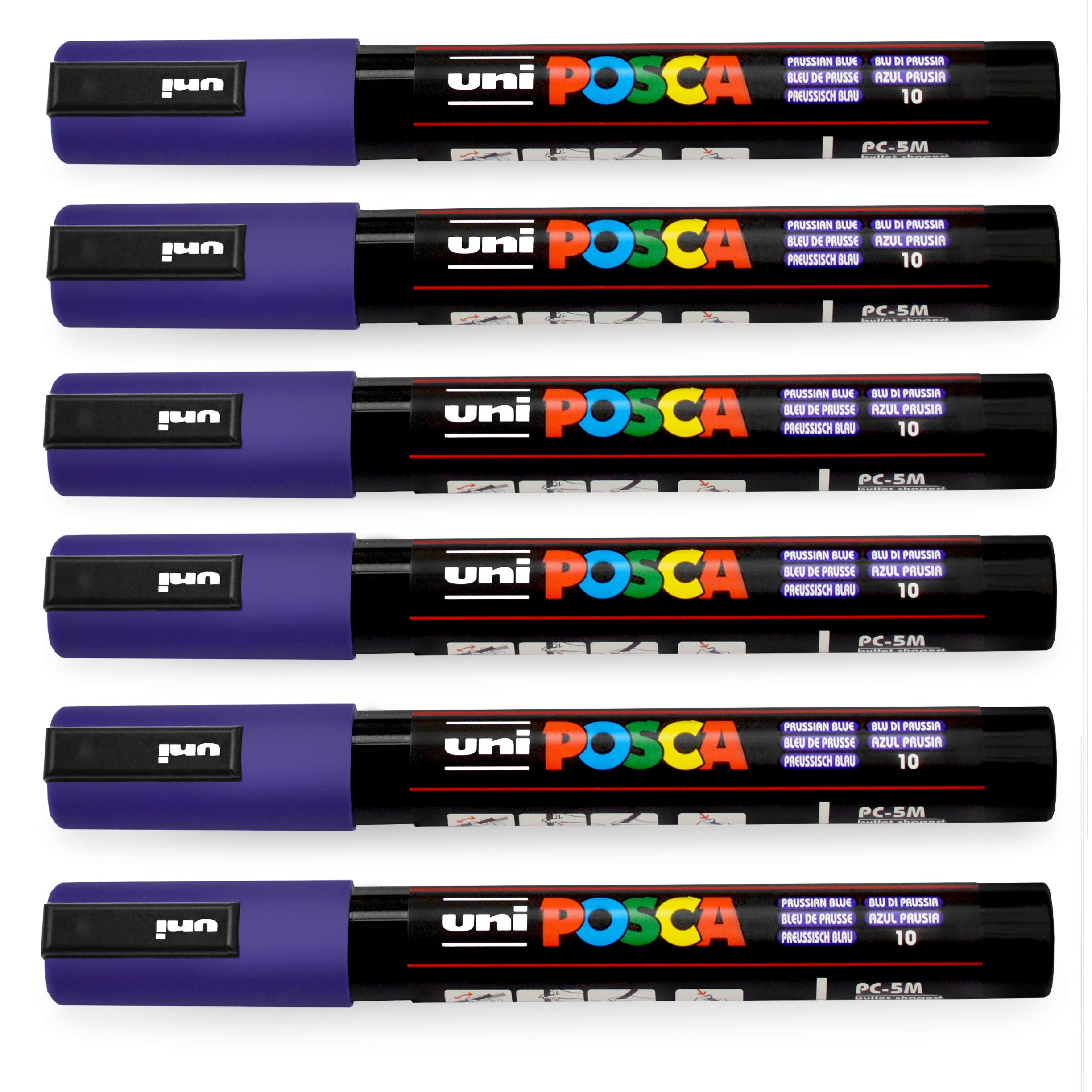 Pennarelli MARKER UNI POSCA PC 1MR Uniposca Punta Extra Fine - Rosso - Foto 4