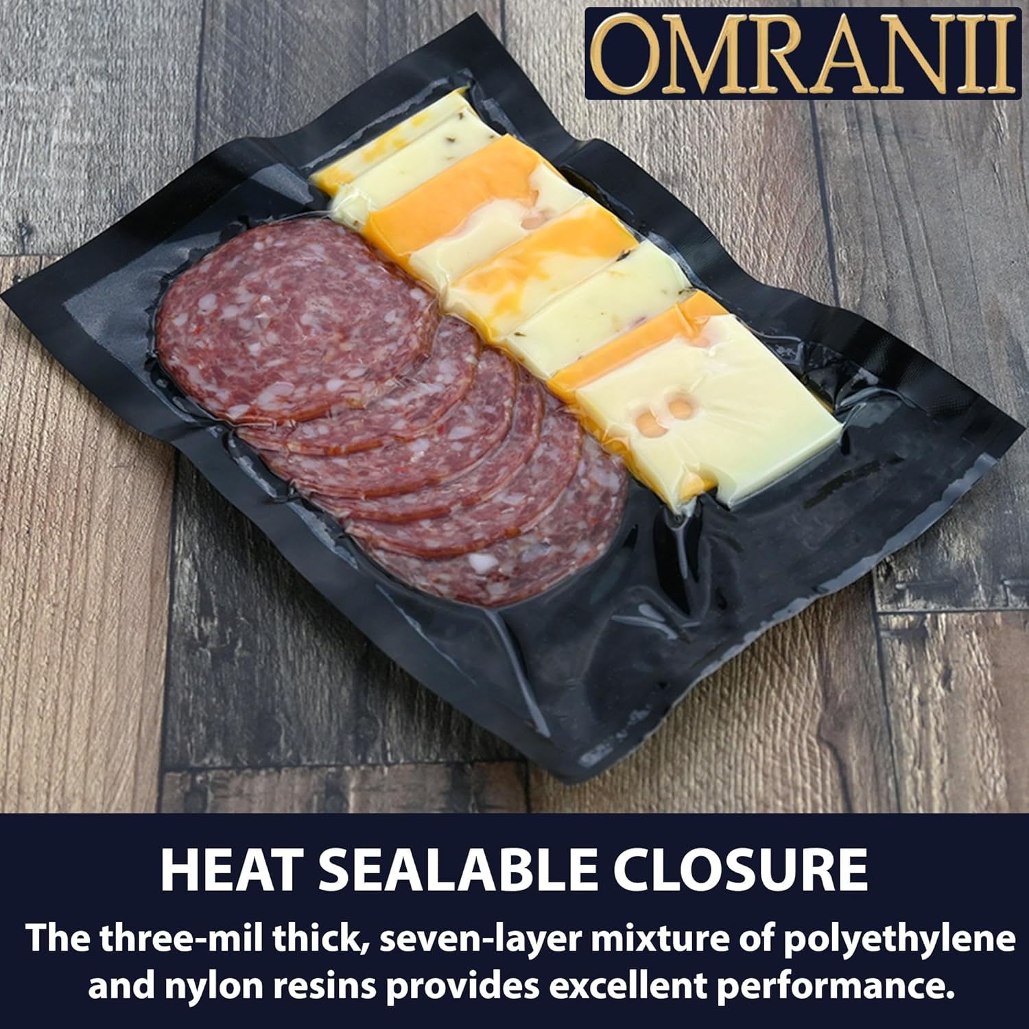 Co-Extruded Black Back Vacuum Pouch 3Mil, 6" X 8" & 1000 Bags | High Clarity & Strength, Excellent Oxygen & Moisture Barrier, Extended Shelf Life, | Durable Food Storage Bags