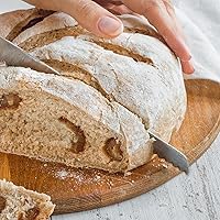 Vista 4 de Cuchillo de pan, cuchillo de pan dentado de acero inoxidable para pan casero, pasteles y bagels, cuchillos de cocina de 10 pulgadas, cortador