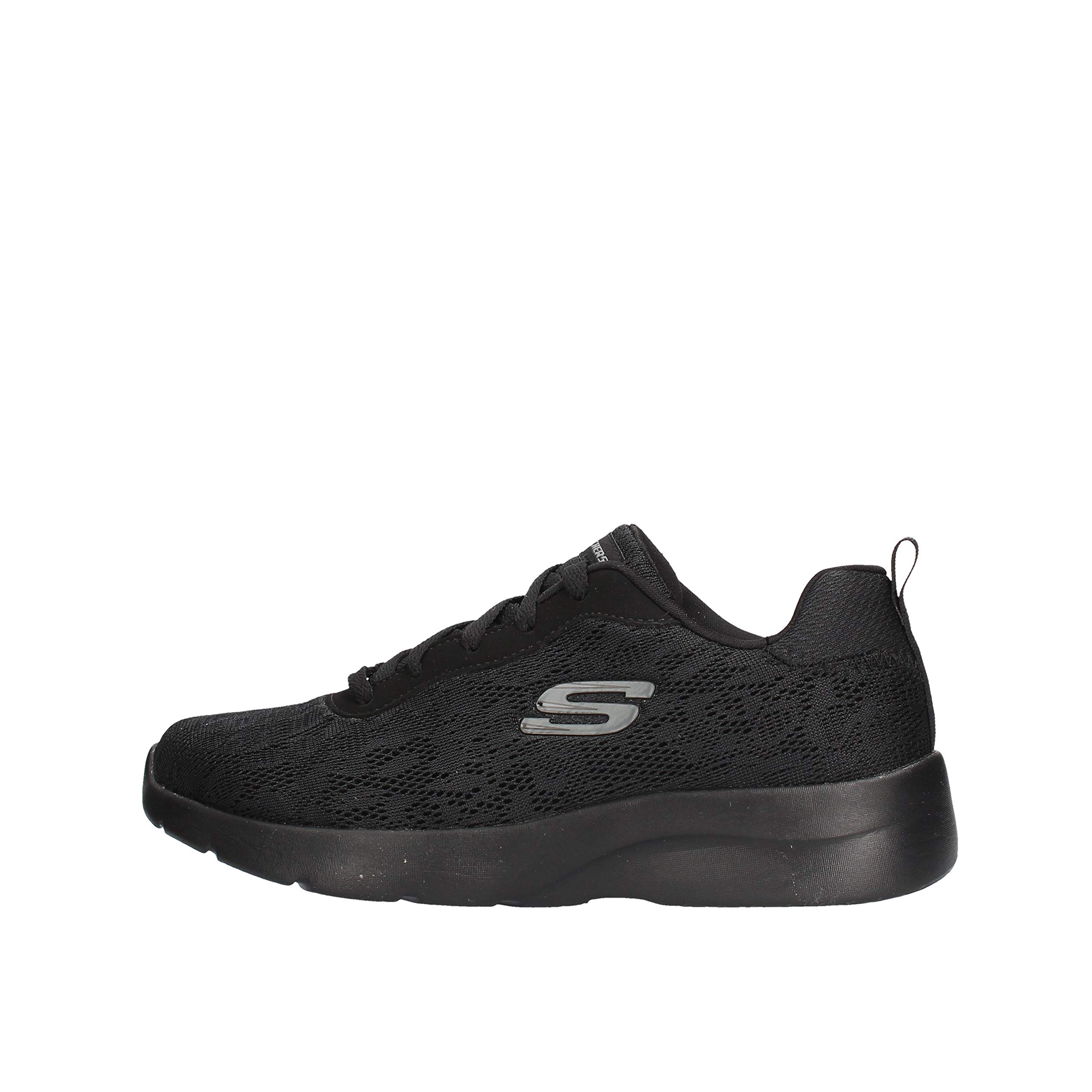 Skechers Women's Dynamight 2.0 Homespun Trainers Black Size 5