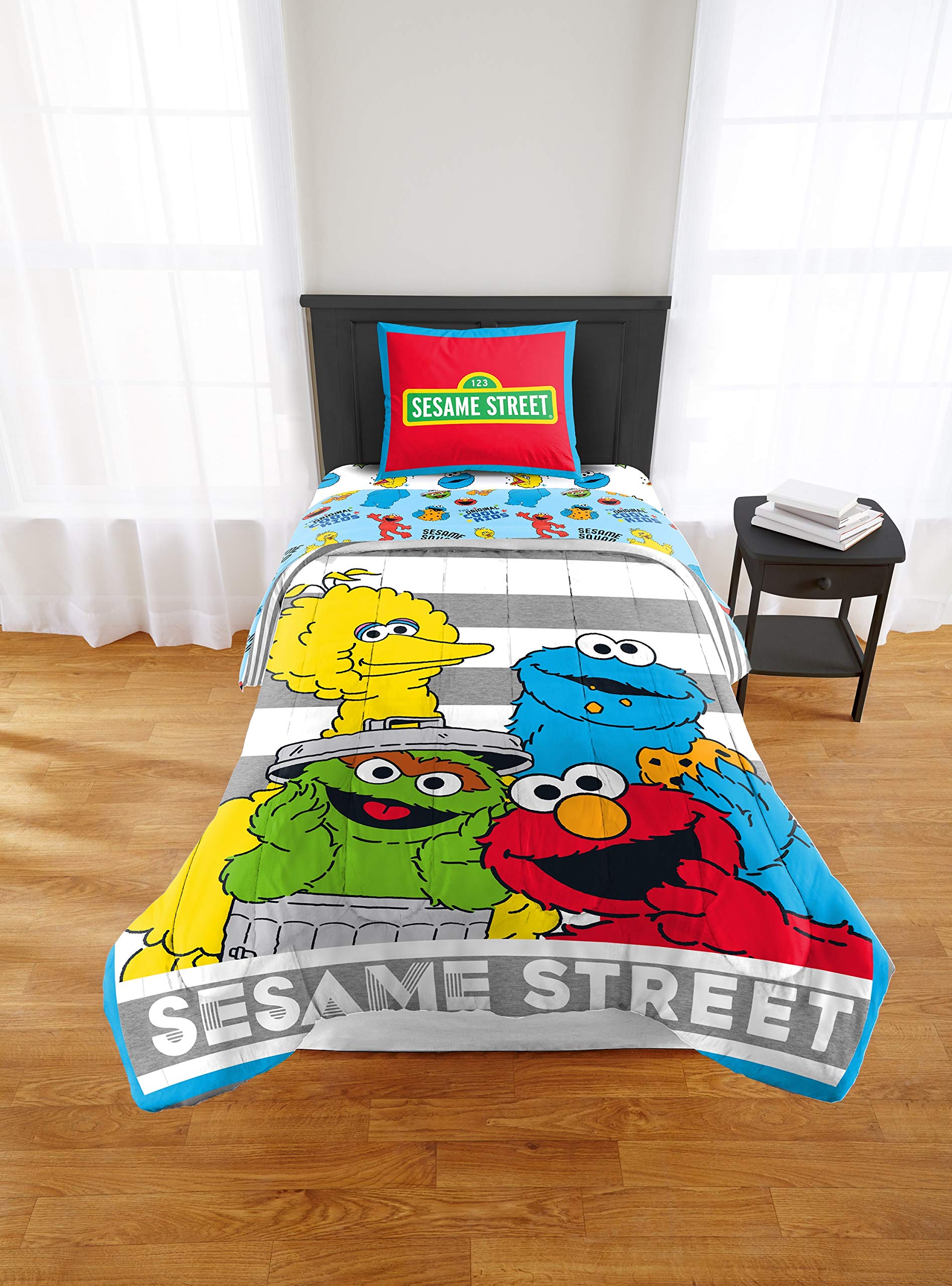 Franco Manufacturing Sesame Street 2 Piece Comforter Set Twin/Full: Buy ...
