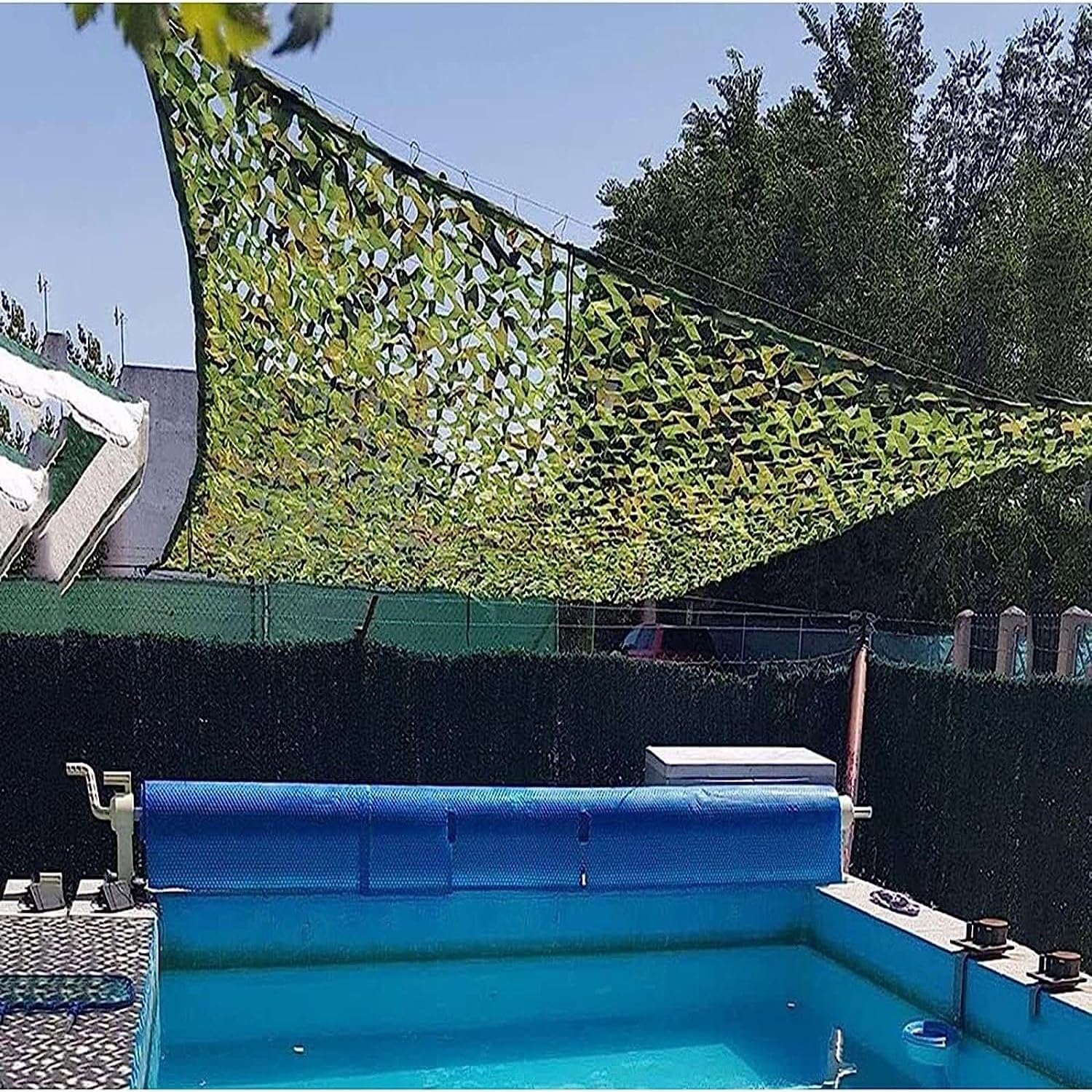 LTSRLL Red De Camuflaje Camouflage Netting Red De Privacidad Cubierta De Redes, Persianas del Ejército, Redes para Caza, Decoración Militar, Observación De Aves En La Jungla