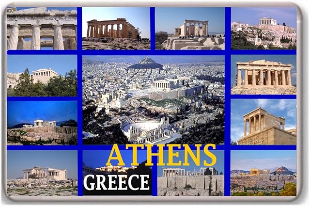 Athens Greece fridge magnet.!!!!!!!