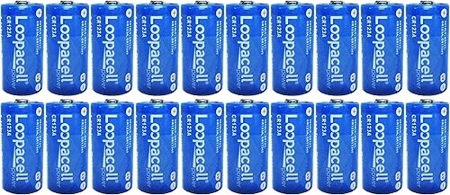 Loopacell CR123A CR123 123A 3V Litio 20 Baterías (no Recargables)