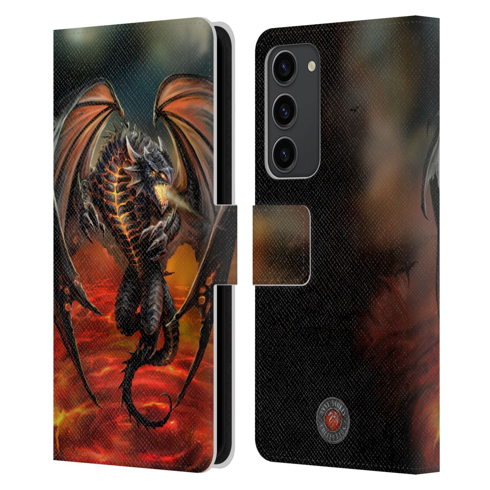 Funda de cuero Samsung Galaxy S23+ 5G tipo libro resistente con tarjetero 7