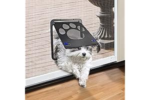 PETLESO Dog Door for Screen Door, Cat Door Screen Small Dog Door...