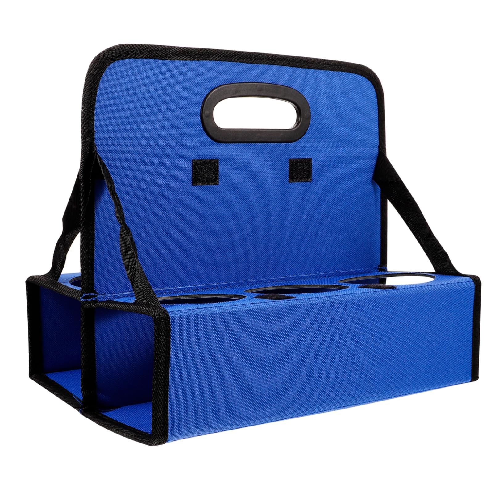 MUCKLILY Portable Coffee Cup Bag Drink Holder Beverages Portable Drink Carrier Takeout Drink Cup Holder Coffee Carrier Drink Cup Carrier Cup Holders for Drinks Polyester Blue