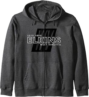 Elkins West Virginia/Elkins WV Performance Zip Hoodie
