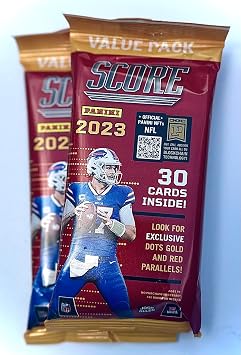 2023 2 Panini Score Football Card Cello Value Packs 2- 60 Cards Total of This Incredible Rookie Class!!!