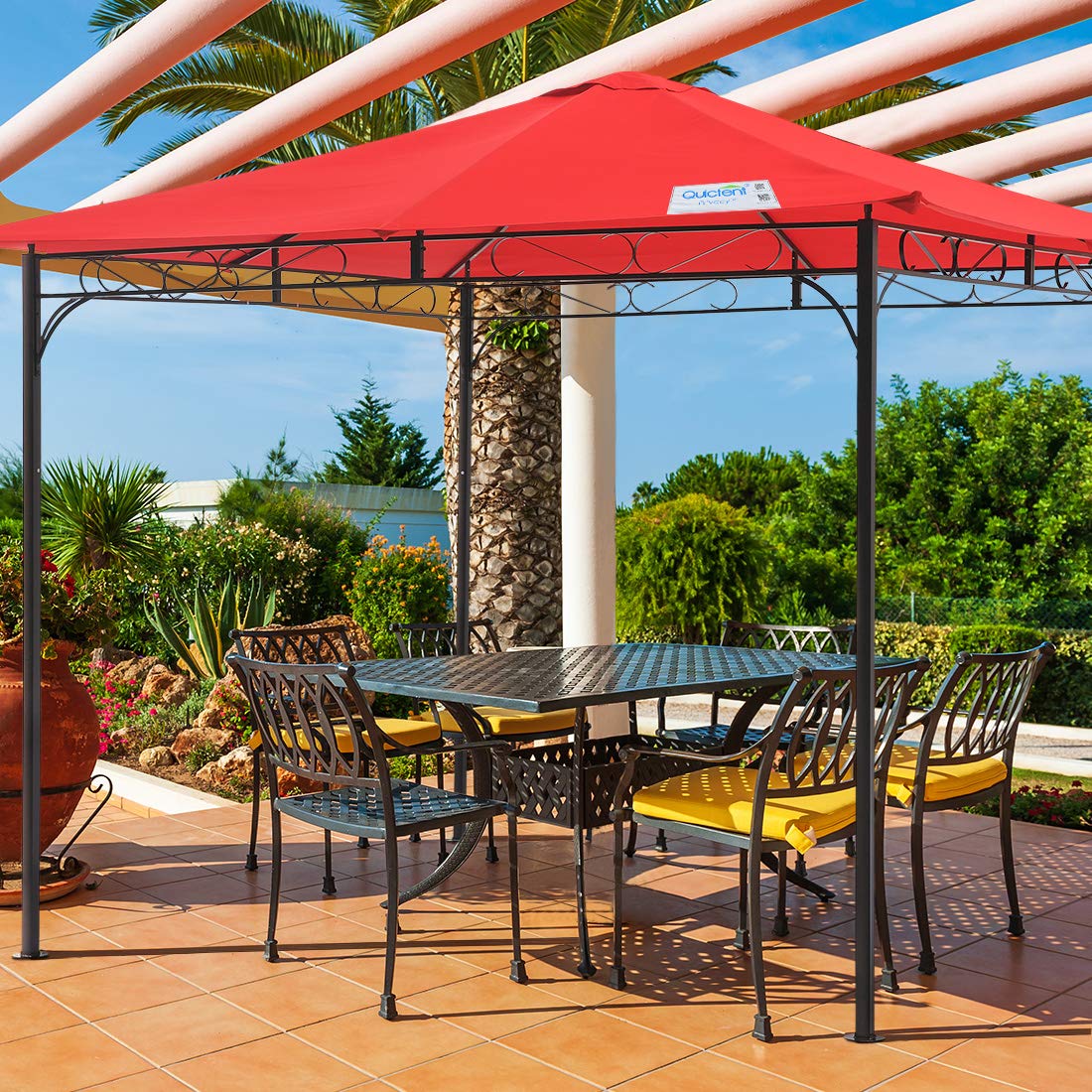 Quictent 10x10 ft Outdoor Gazebo for Patios,Patio Gazebo with Mosquito