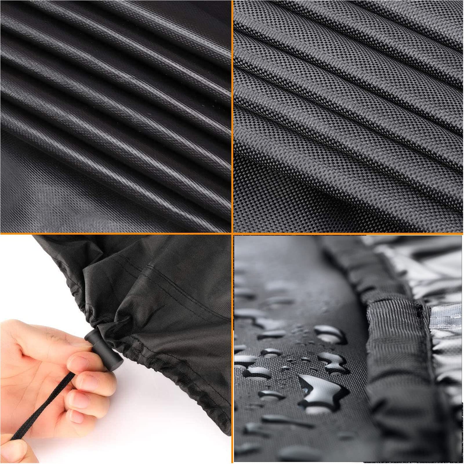 Cubierta Protectora Para Placa De Parrilla - Tela Oxford 420D Impermeable Y Anti-UV, Tamaño 100 Cm, Color Negro, Protege De Polvo Y Lluvia En Exteriores