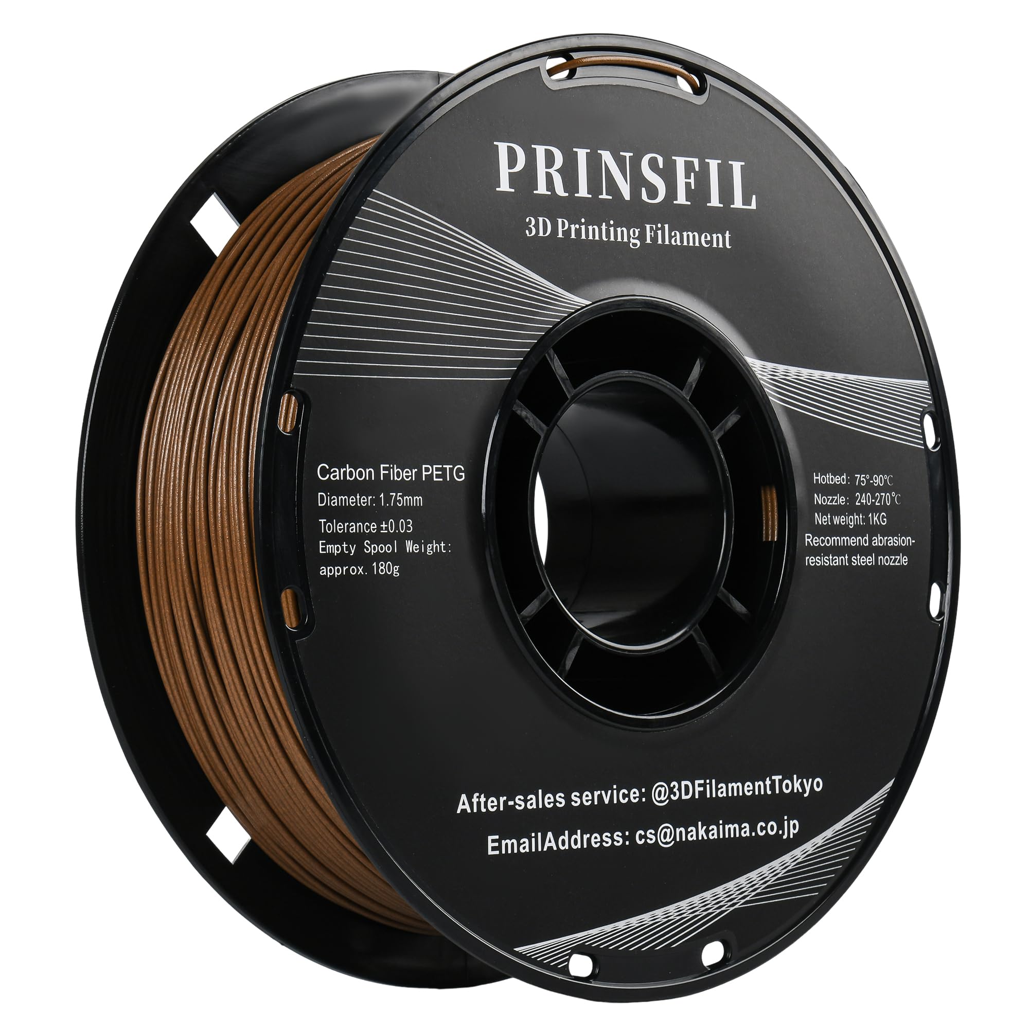 PETG Basic フィラメント 8個セット Amazon.co.jp: PRINSFIL カーボンファイバー PETGフィラメント 1kg