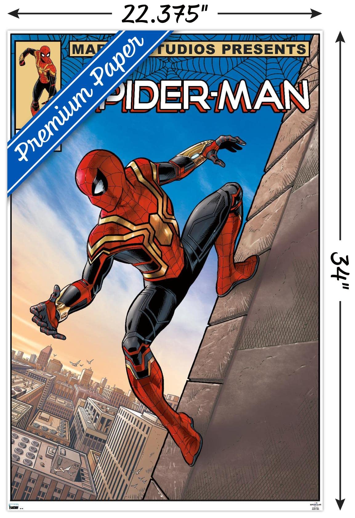 Amazon.co.jp: Trends International マーベル スパイダーマン:No Way