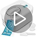 Clatronic® Eismaschine und Joghurtbereiter | Eis in 20 min. | für bis zu 1000ml | Eismaschine mit Kompressor | für Eis & Frozen Joghurt | Inkl. Rezeptvorschläge, Spachtel und Messbecher | ICM 3799 – Bild 8