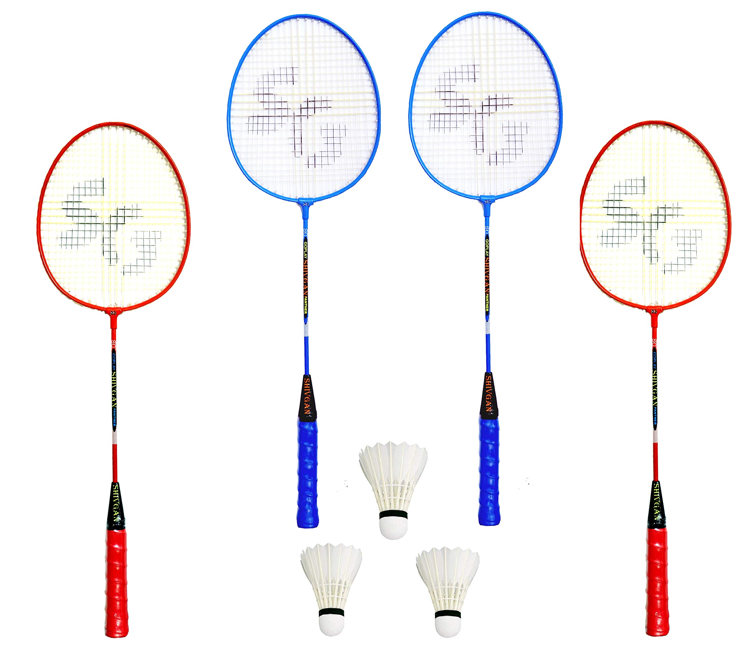 See full amazon price history chart for Shivgan UB100 Series Aluminum Badminton Racket Set of 4 with 3 Pieces Feather Shuttles (Multicolour, Perfect for Practice) Shivgan UB100 Series Aluminum Badminton Racket Set of 4 with 3 Pieces Feather Shuttles (Multicolour, Perfect for Practice) (B08VBRT6ZW) Amazon Price History, Amazon Price Tracker