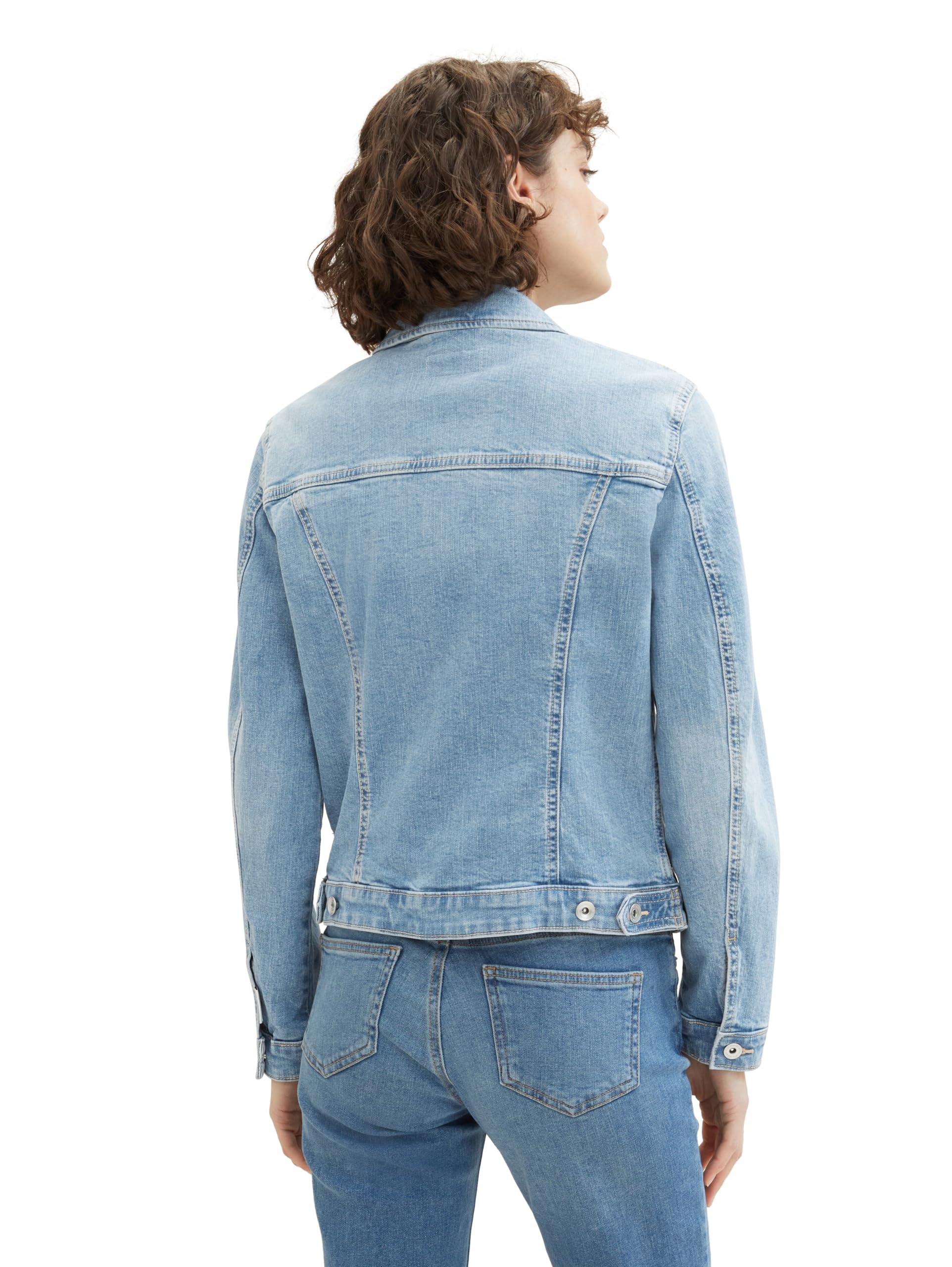 TOM TAILOR Damen Basic Jeansjacke