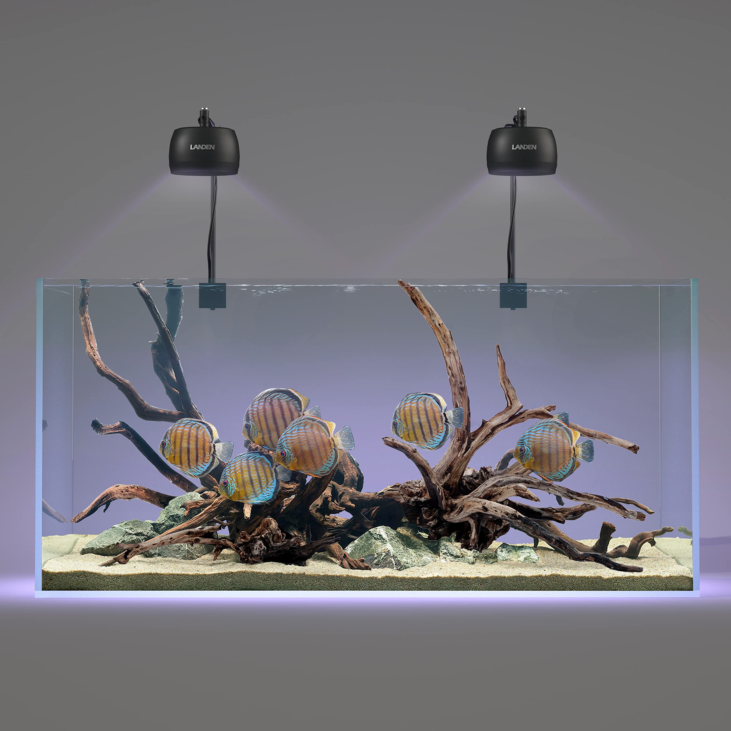 LANDEN Namale Aquarium-Sand, 12 l, feines Flusssubstrat | 3 L × 4,20 kg, Einsiedlerkrebssand, Süßwasser-Dekorsand, Wasserpflanzen, Betta, Garnelen, Schildkröte, Aquarium, Terrarium