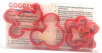 Mickey, Minnie Mouse Head & Hands Cookie Cutter Set of 4