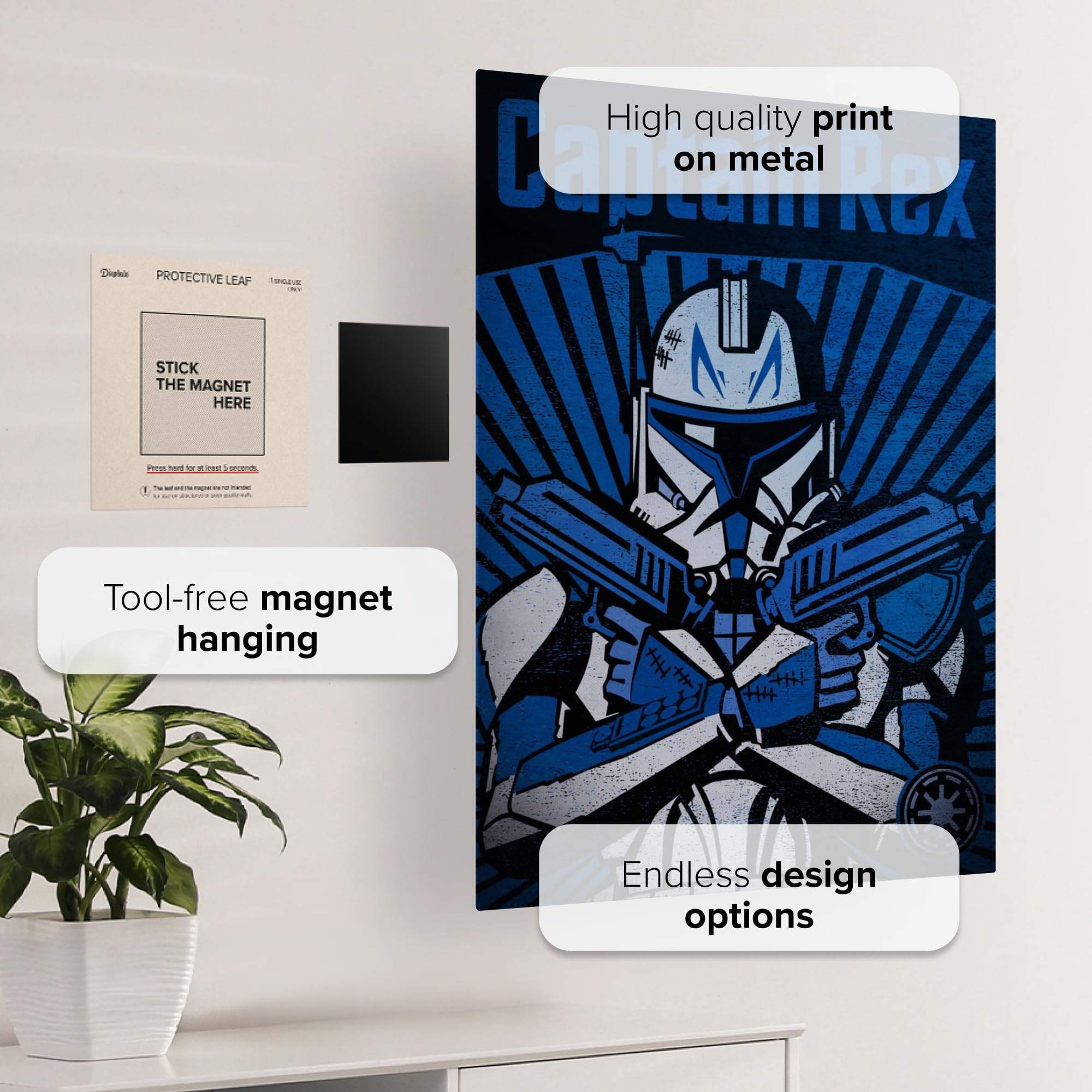 Amazon.com: Displate Metal Poster Star Wars - Clone Wars Key