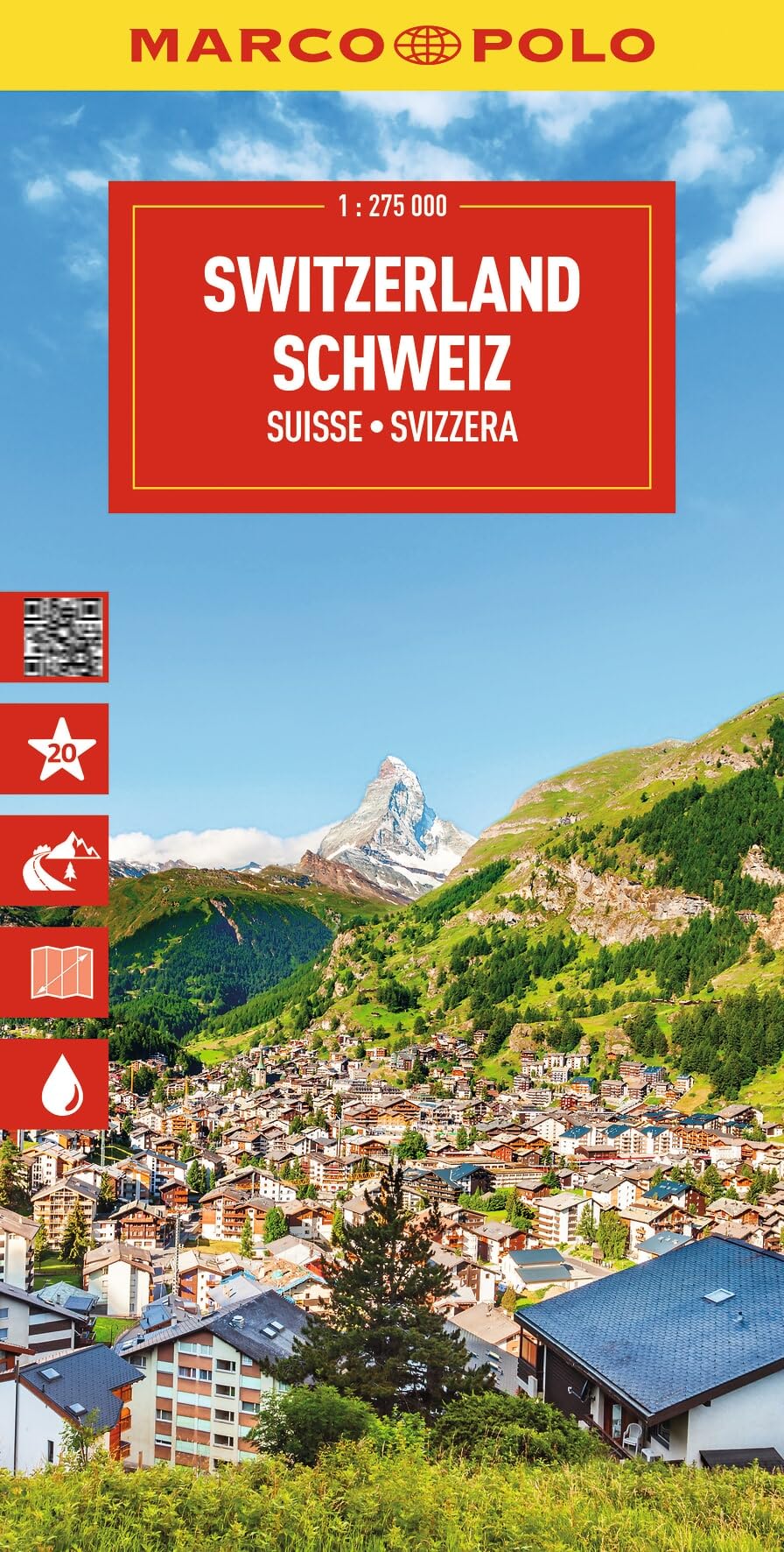 Switzerland Marco Polo Map