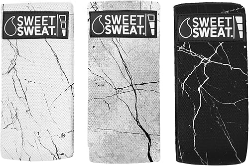 Sweet Sweat - Juego de bandas de cadera y resistencia con 3 niveles de resistencia  Bandas de tela antideslizante para sentadillas y estocadas
