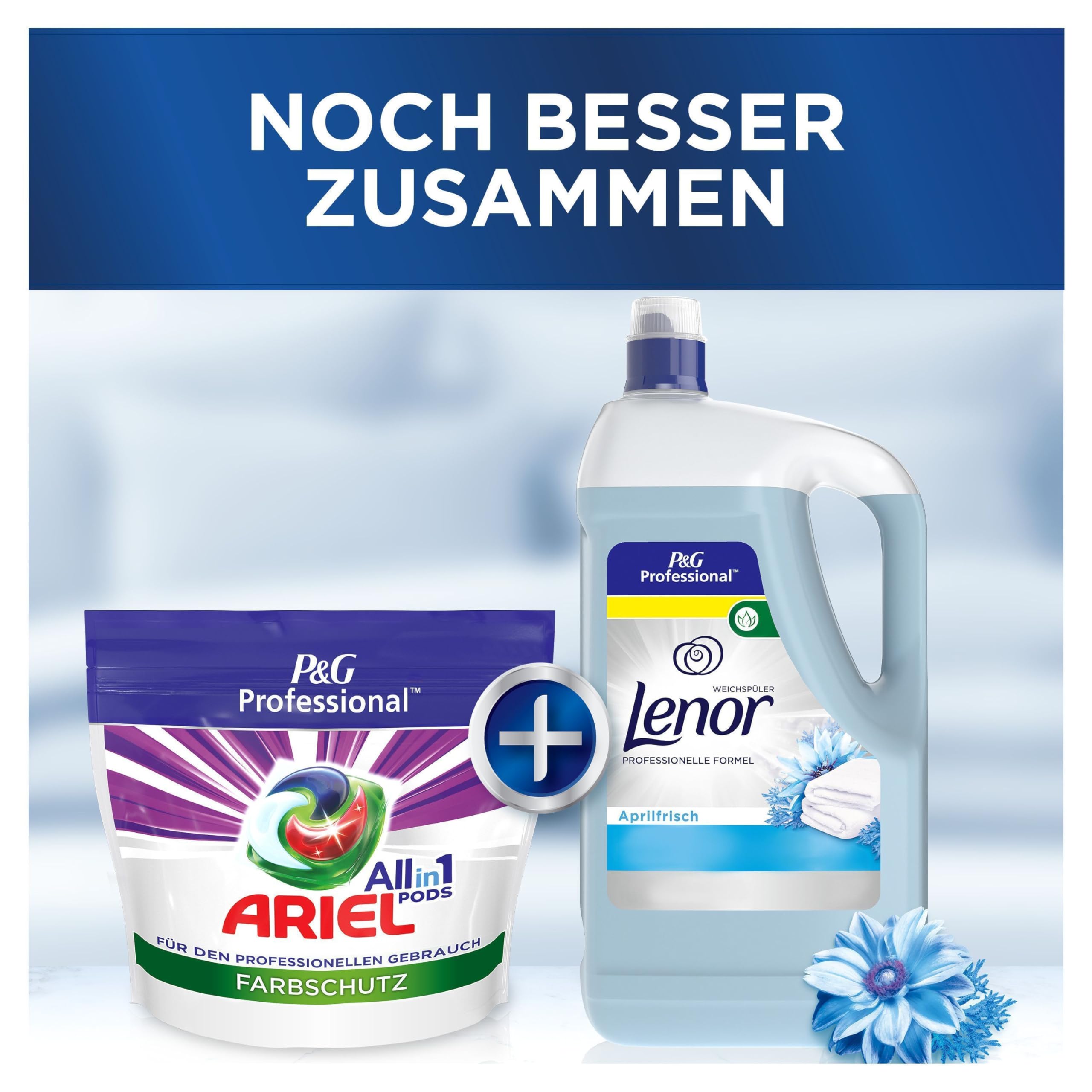 Ariel Professional All-In-1 Pods Color Waschmittel, 110 Waschladungen, (2 x 55 Kapseln), Waschpods, professionelle Wäschepflege ausgezeichnete Fleckentfernung ab der ersten Wäsche
