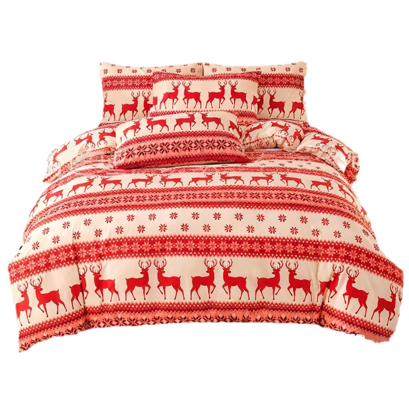 Parure de lit抗压 couette à carreaux respirante pour grand lit King Size