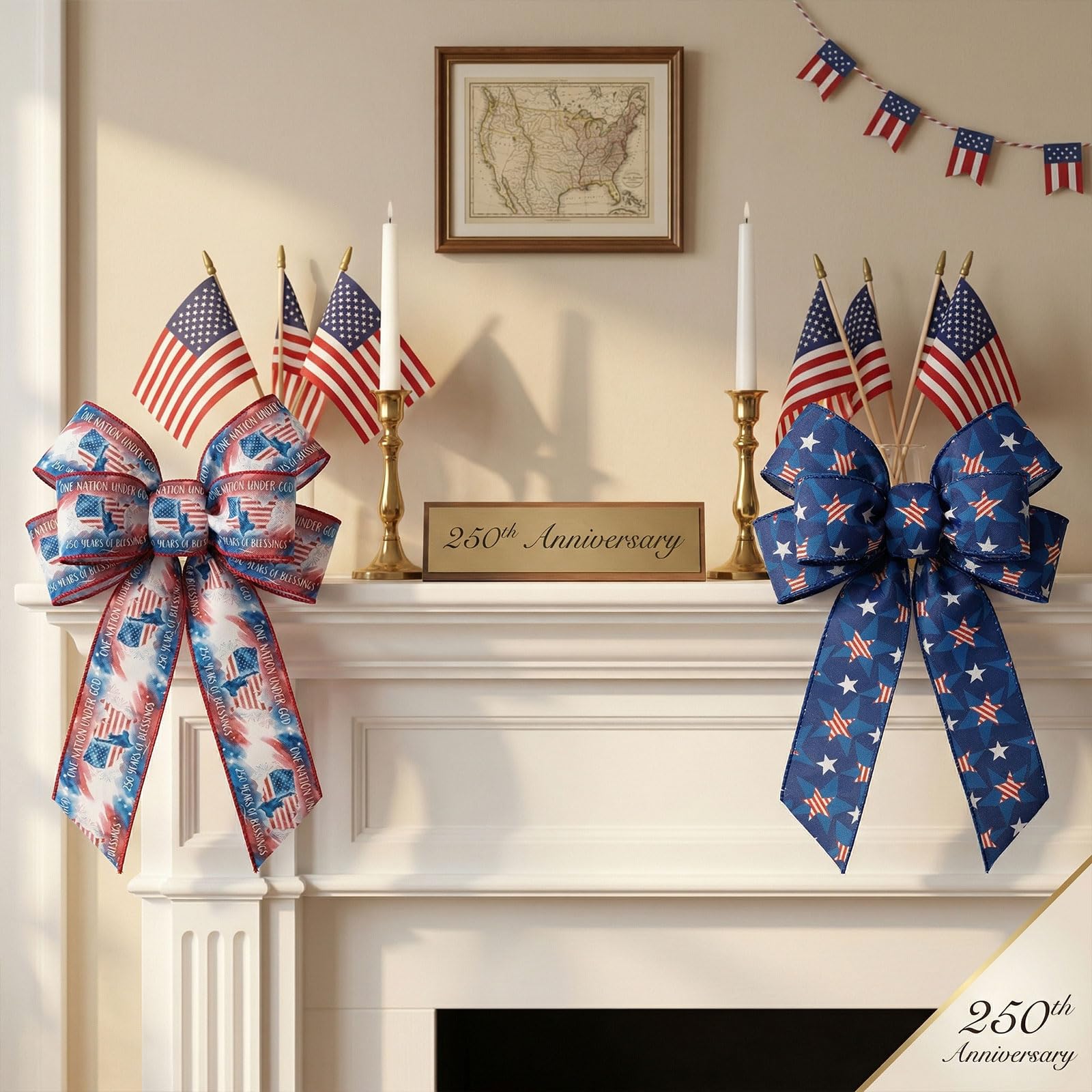 Amazon.com: 250th Independence Anniversary Ribbons for Crafting