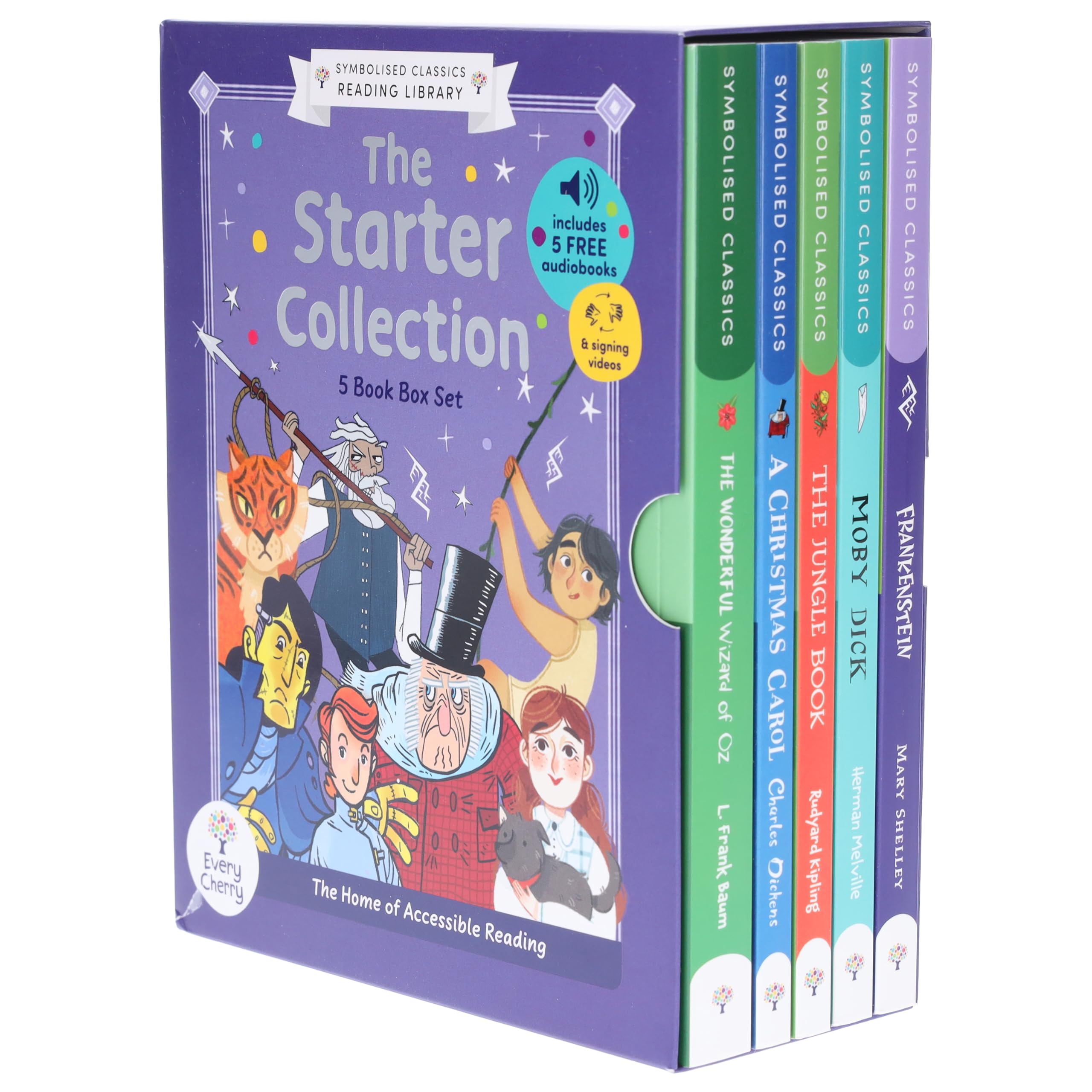 Symbolised Classics Reading Library: The Starter Collection 5 Books Boxed Set-PB