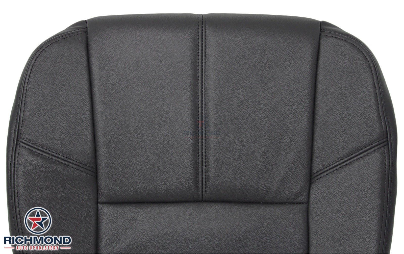 Aazon.co: SecosAutoparts Driver Side Botto Non-Perforated Leather Seat Cover Black Copatible - Foto 2