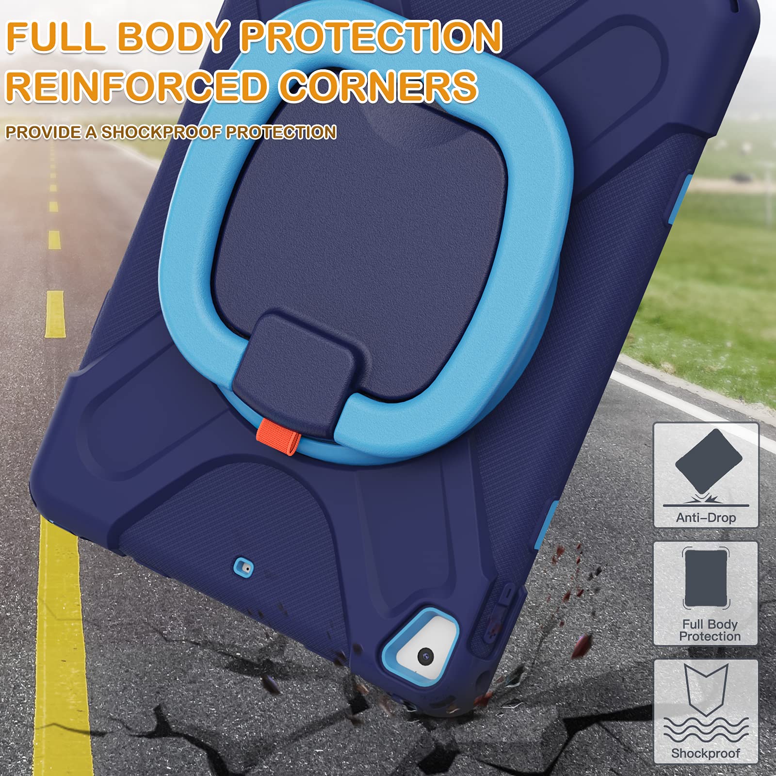 Amazon.com: BRAECN Silicone Case for iPad 9.7 Inch 6th/5th