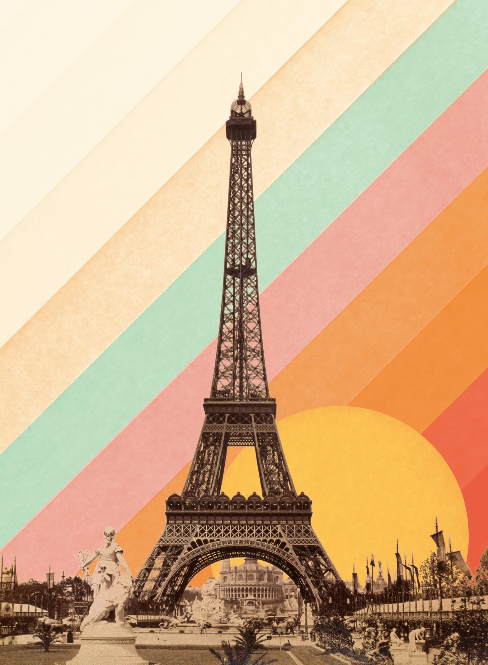Adult Puzzle 500 Pieces - Paris Rainbow