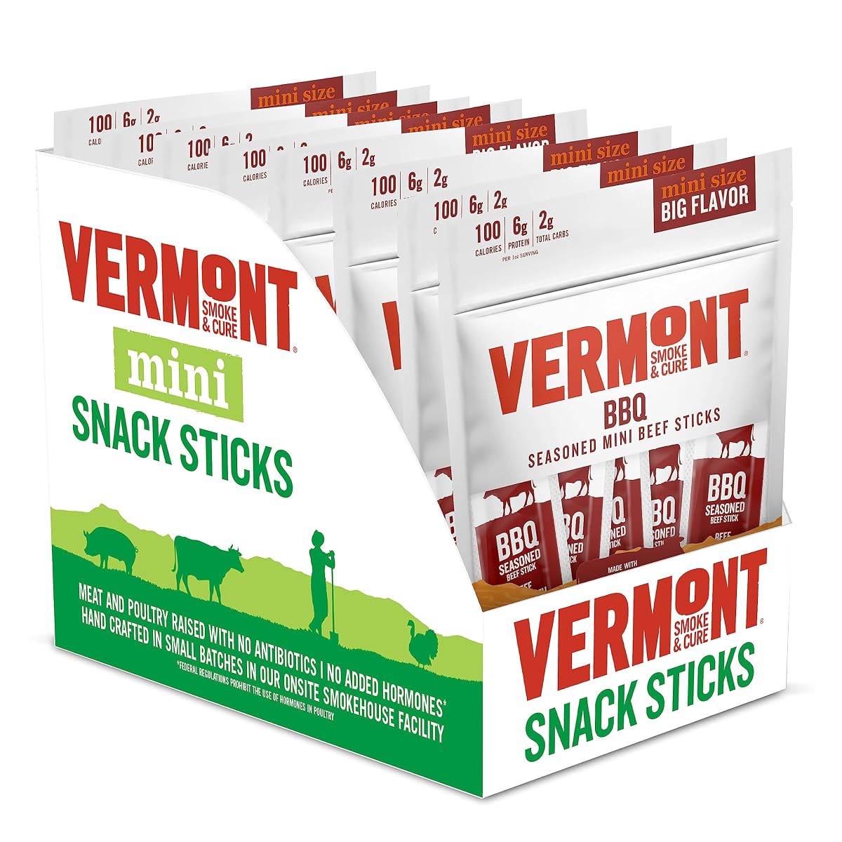 Snack Sticks By Vermont Smoke & Cure, Pack Of 8