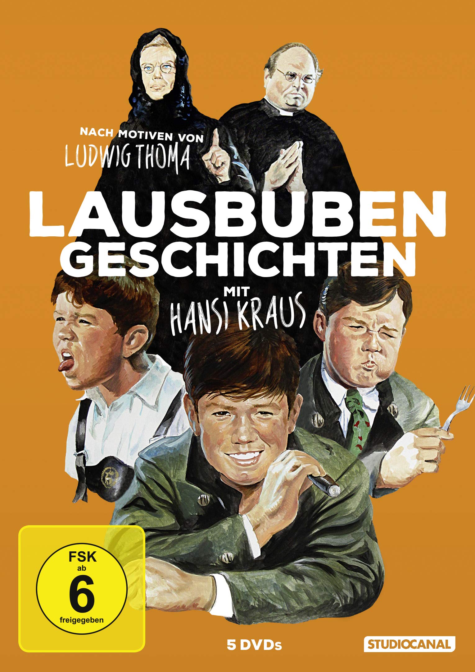 DVD Lausbubengeschichten Digital Remastered cine clásico en formato físico alemán