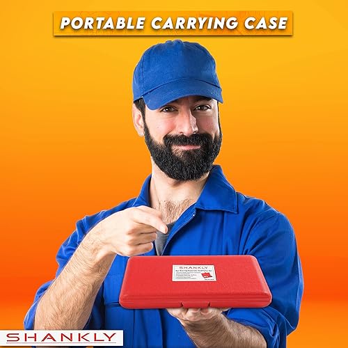 Miniatura 5 de Shankly Separador de rodamientos (Mini) o extractor de engranajes, kit de extractor de rodamientos de 9 piezas, incluye yugo, extensiones, extractor