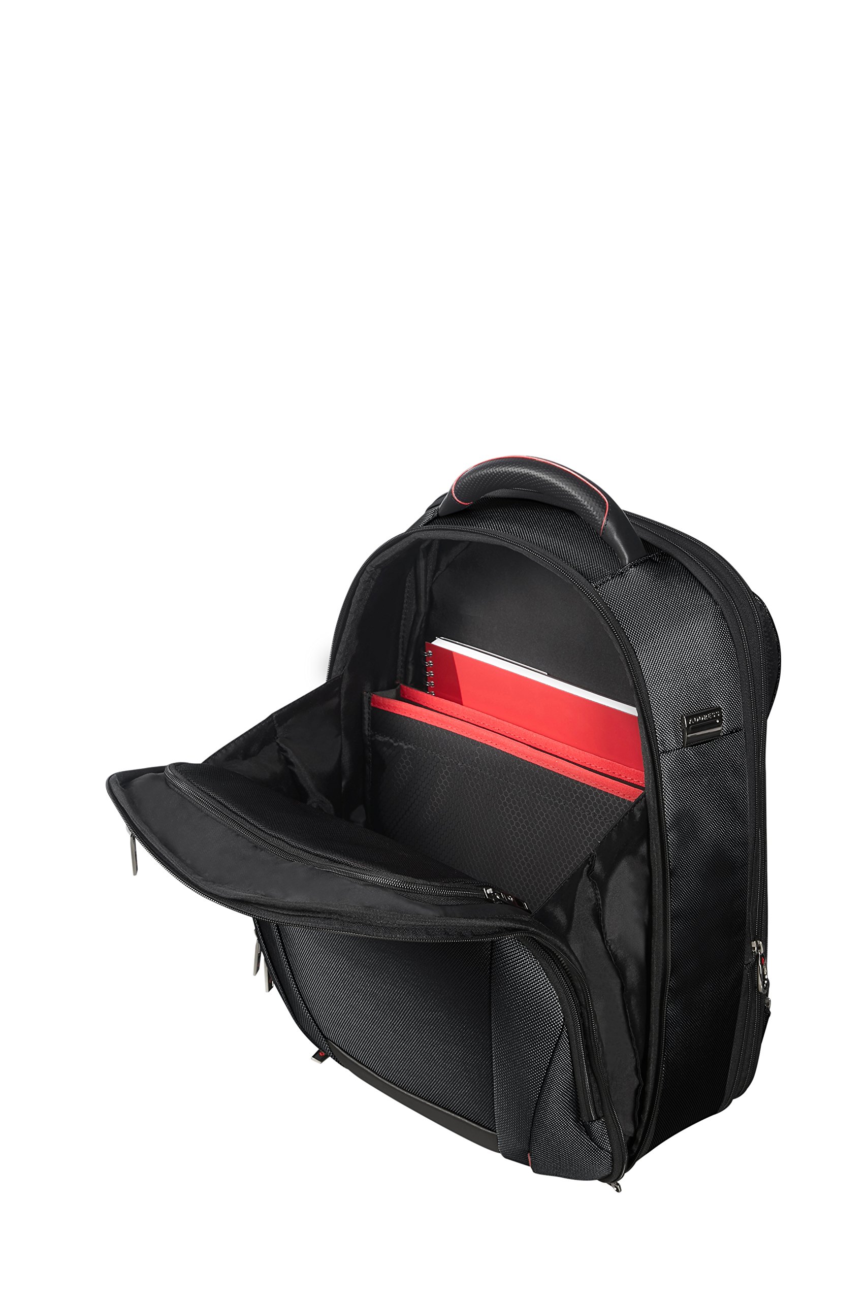 Samsonite Pro-DLX 5 Zaino Expandable per 15.6'' Laptop 21/26L, 1.4 KG Zaino Casual, 26 l, 44.5 cm, 15.6 Pollici, Espandibile (44.5 cm - 26 L), Nero (Black)