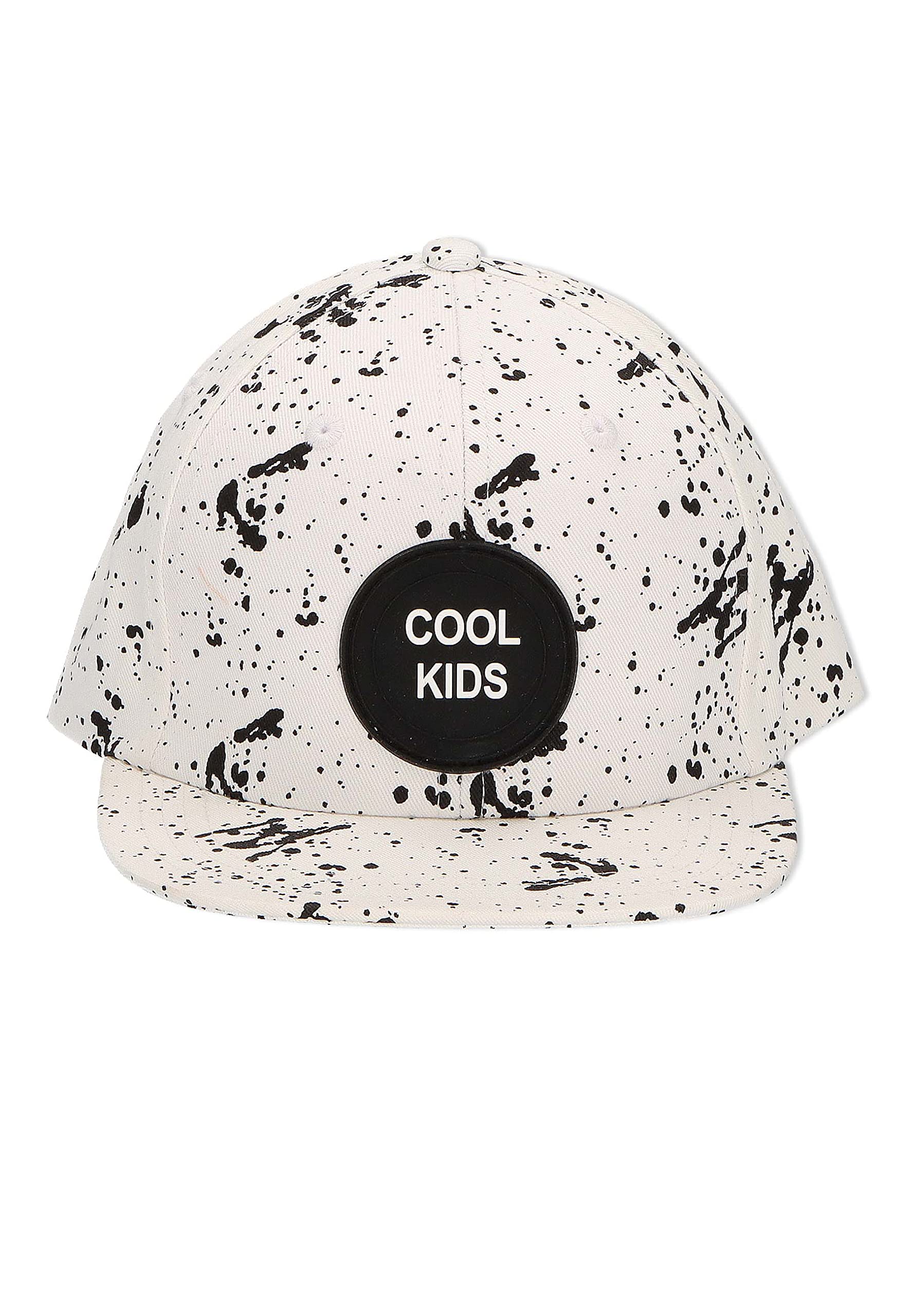 Sterntaler Baby Jungen Baby Cap Baseball-Cap Grafittis Baseballkappe - Baseballkappe, Baseballmütze, Baseball-Cap - waschbar - weiß, 55