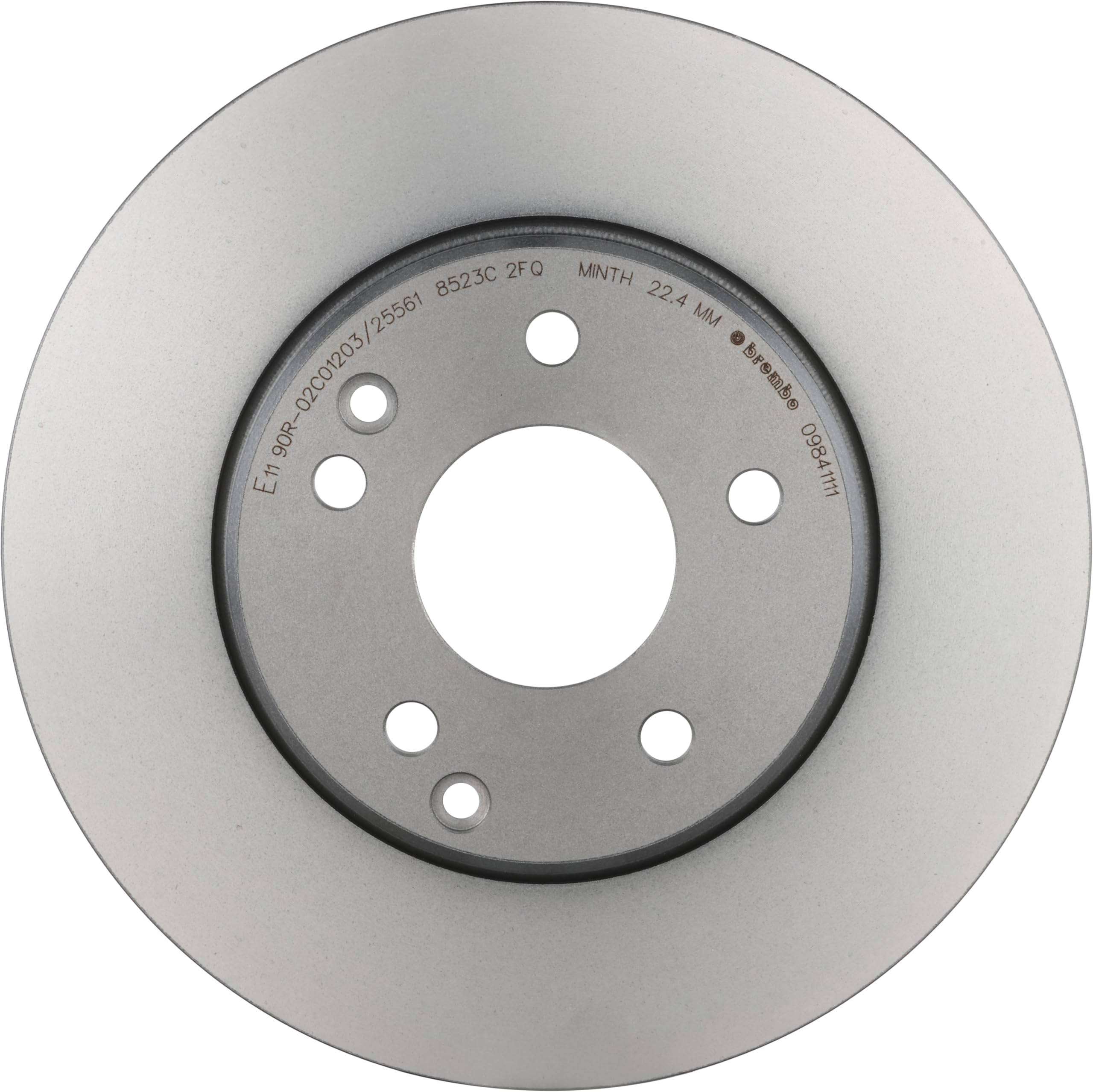 Brembo 09841111 Discos de Freno con Recubrimiento UV, Set de 2