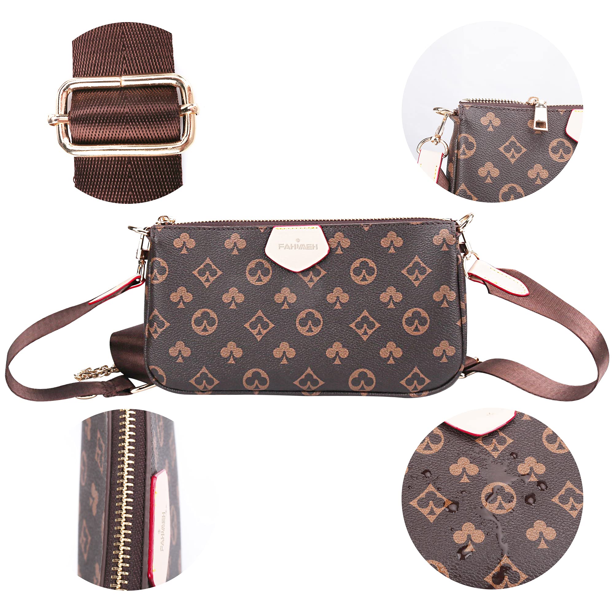 shoulder bag with thick strap