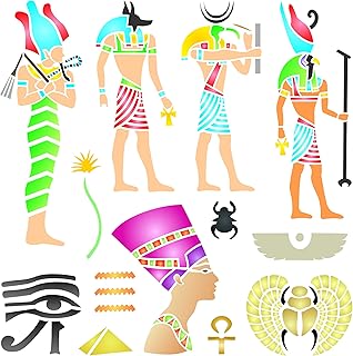 amazon com egyptian stencils