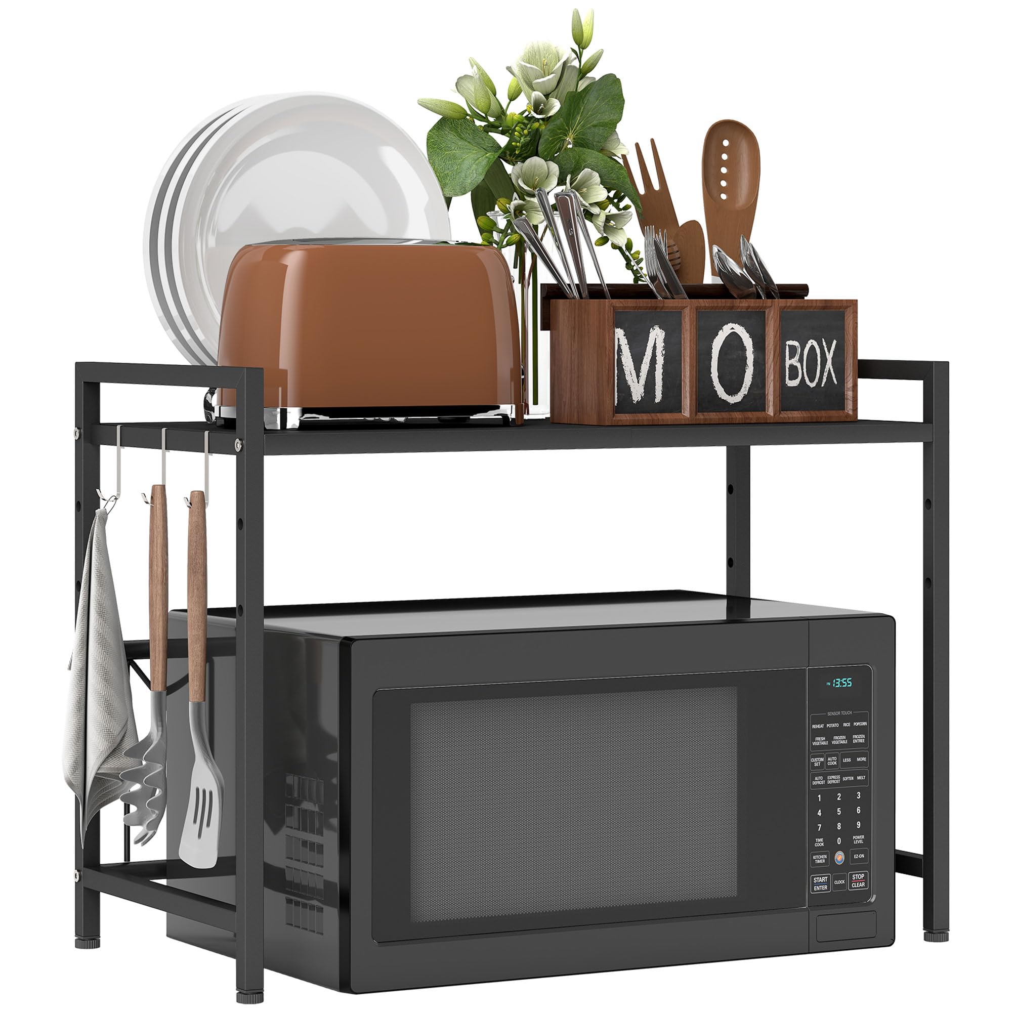 Estensibile Mensola Microonde Cucina, Griglia Per Forno A Microonde A 3 Livelli, Mensola Da Cucina Con 6 Ganci In Piedi Per Piano Di Lavoro 406436578cm 62710360 Estensibile Mensola Microonde Cucina, Griglia Per Forno A Microonde A 3 Livelli, Mensola Da Cucina Con 6 Ganci In Piedi Per Piano Di Lavoro 406436578cm 62710360