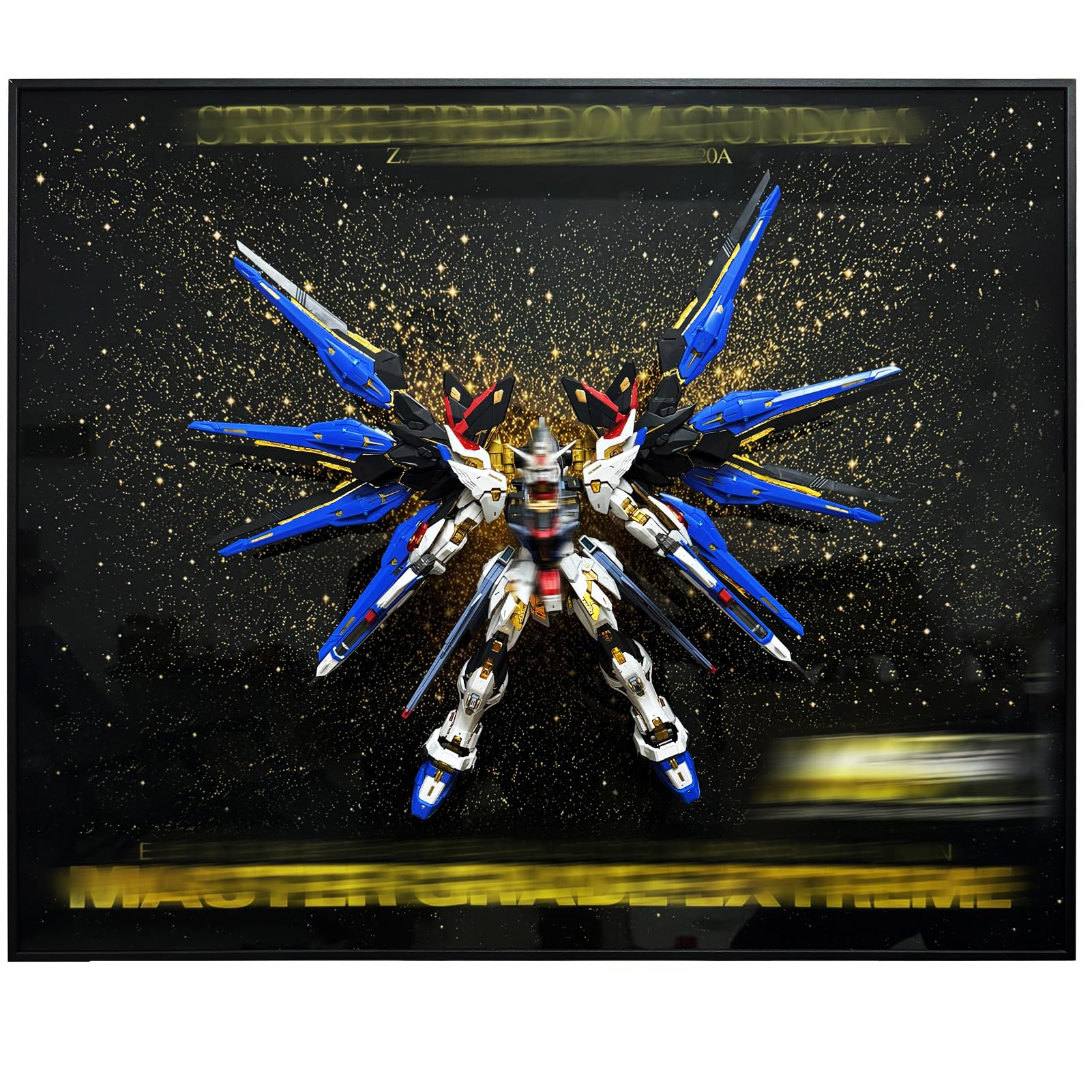 Display Wallboard for Bandai Strike Freedom Gundam MGEX 1/100 Model Kit