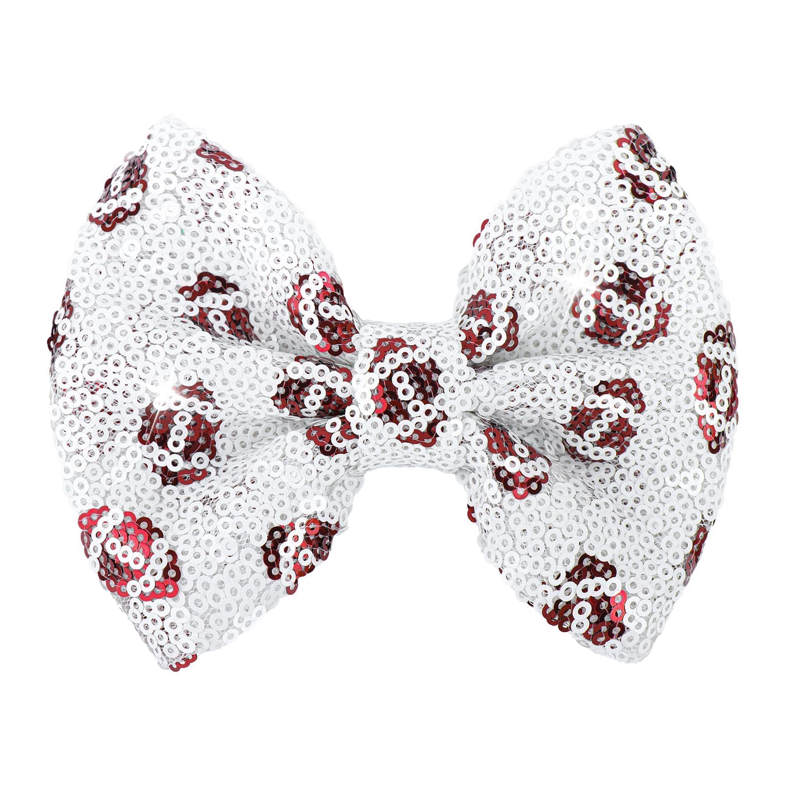 Lanmerry Cute Hair Clips for Thin Hair Baseball Bows for Toddler Girls Football Accessories Glitter Bows for Girls Gifts for Women Big Hair Clips