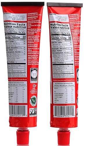 Miniatura 7 de Tuscanini Tubo de pasta de tomate 705 onzas fabricado con tomates italianos de primera calidad