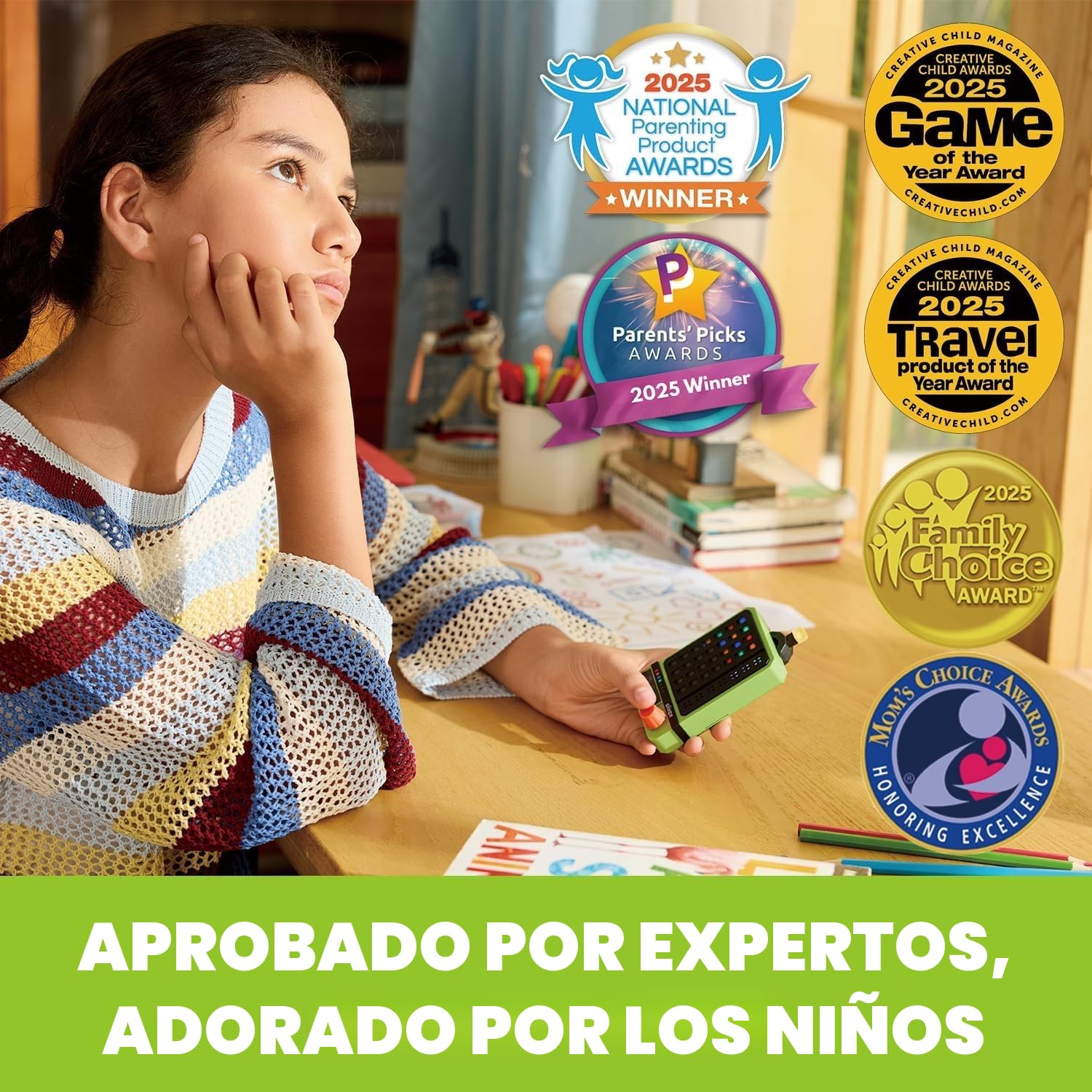 GiiKER Super Decoder – Juego de descifrar códigos | 600 niveles | Adivinar códigos de color de 4 dígitos | Modo individual y en pareja | Juego de mesa portátil/de viaje/entrenamiento cerebral para