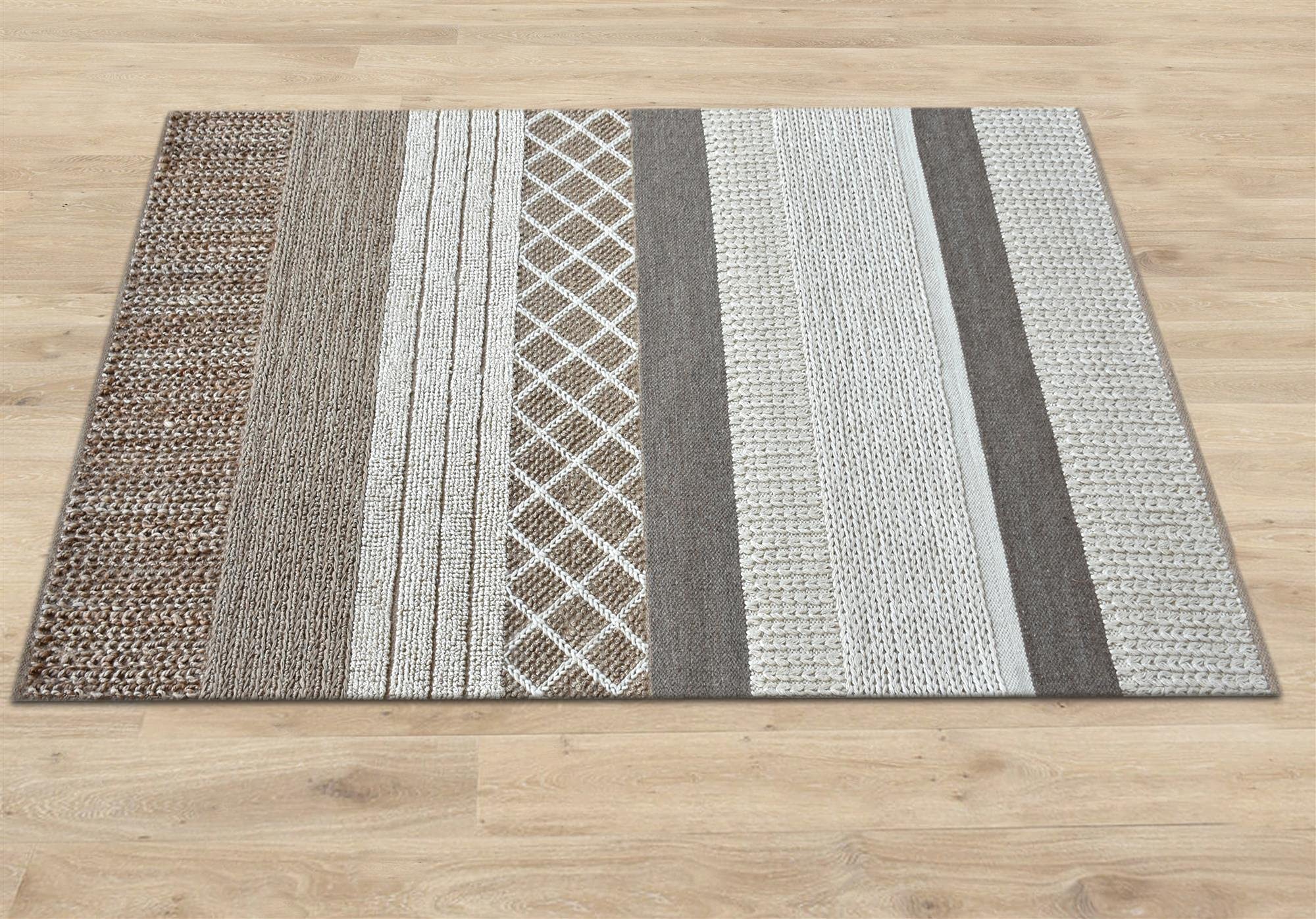Handmade Solano Rug, 120 cm X 180 cm, Charcoal/Ivory : Amazon.se: Home &  Kitchen