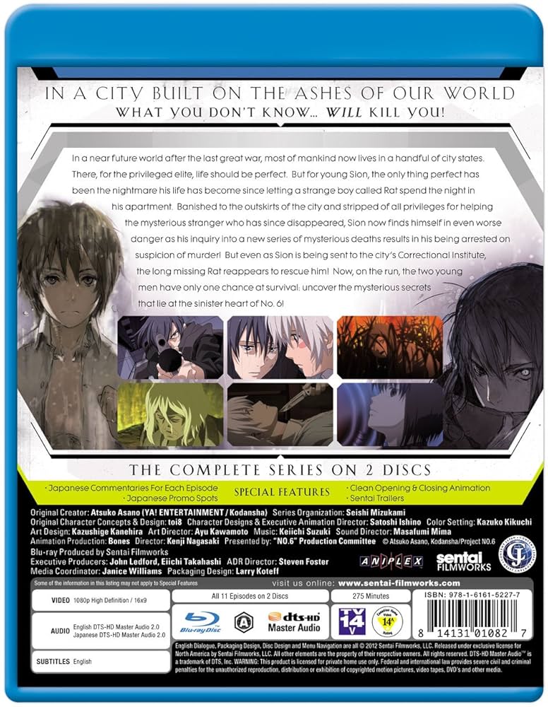 NO.6 DVD&Blu-ray　CD　サウンドトラックセット　ナンバーシックス Amazon.co.jp: TV ANIMATION NO.6 ORIGINAL SOUNDTRACK