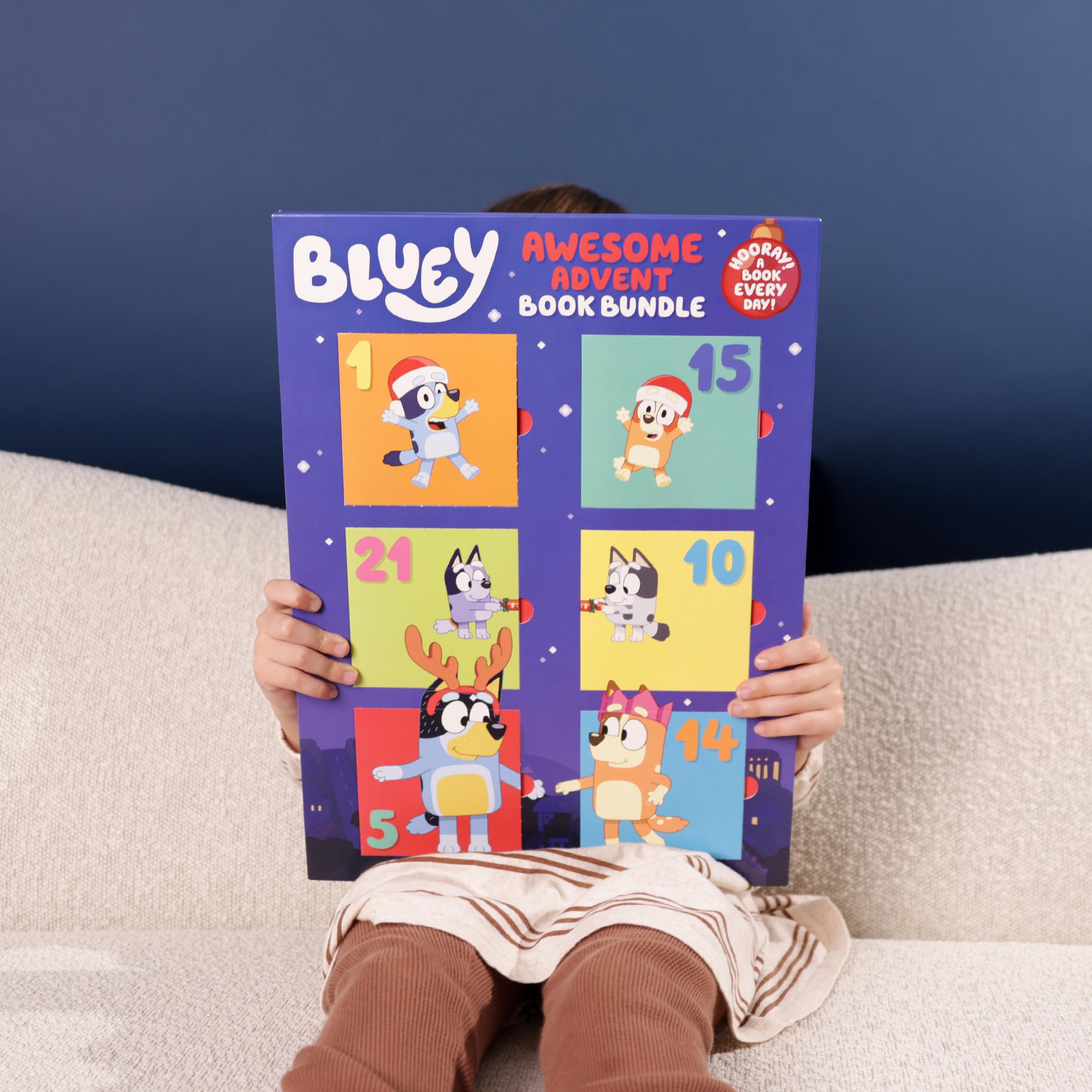 Bluey Advent Calendar Book Collection: Includes 24 story and activity books